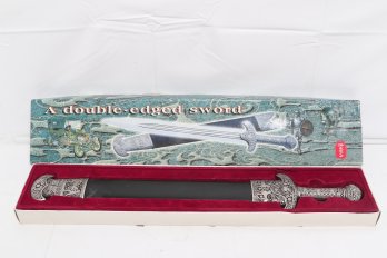 Medieval Style Double - Edged Sword - New In Box