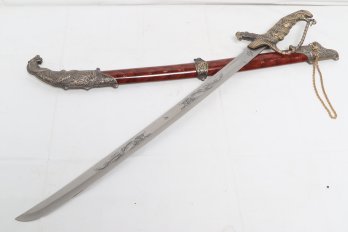 Decorative Collectible Chinese Wedding Sword With Scabbard