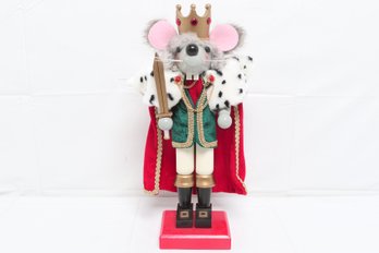 16' Tall Mouse King Wooden Collectible Nutcracker