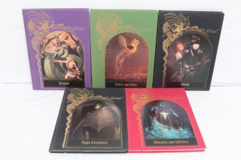 Group Of Hardcover Fantasy Books From Series By Time - Life Books