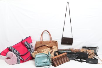 Group Of Ladies Handbags