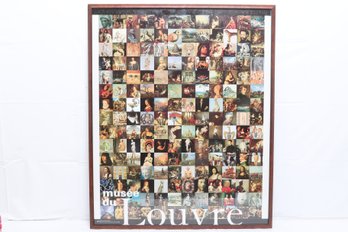 Vintage Musee Du Louvre Of Paris Poster