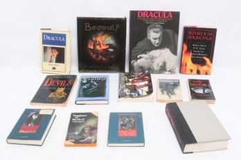 Lot Of Dracula, Beowulf & Vampire Books Horror & Gothic Literature Collection