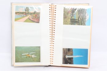 Vintage Postcard Album Book Scenic, Travel & Holiday Cards Collection