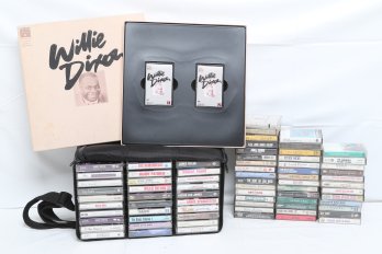 Large Collection Of Music On Cassette Tapes - Blues And Rock Artists
