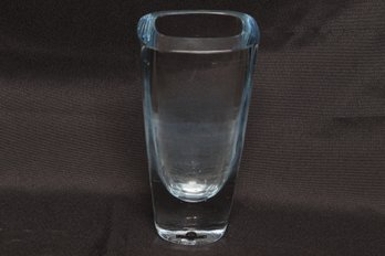 Strombergshyttan Heavy Swedish Art Glass Vase