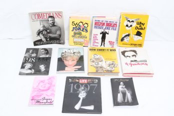 Group Of Vintage Celebrity's Books