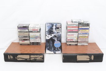 Large Collection Of Music On Cassette Tapes - Blues And Rock Artists