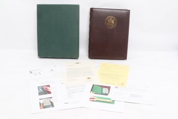 Federal Reserve Monetary Exchange Currency Album W/ $1 & $2 Bills