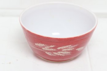 Vintage Pyrex Autumn Harvest Wheat Mixing Bowl