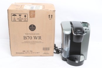 New With Open Box Keurig B70 WR Single Cup Coffee Maker Platinum