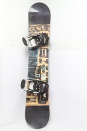 GNU Carbon Credit Series Snowboard W/ Bindings