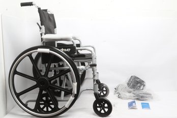 New Drive Poly-Fly Lightweight Wheelchair W/ Footrests & Manuals
