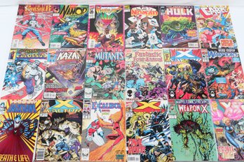 Group Of Mixed Marval Comics