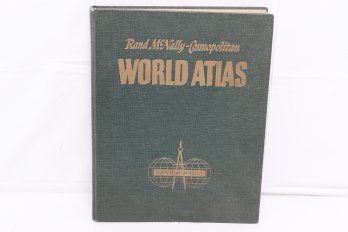 Vintage Large Rand McNally - Cosmopolitan World Atlas