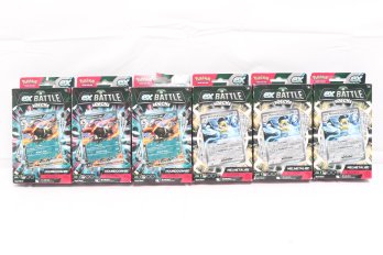 Group Of 6 Pokemon TCG Ex Battle Decks Melmetal And Houndoom  Ex -new Factory Sealed