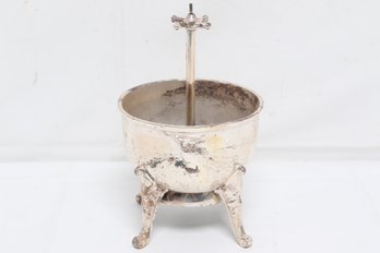 Antique 1870's  Silver Plate Hotel Front Desk Bell Tea Waste Bowl