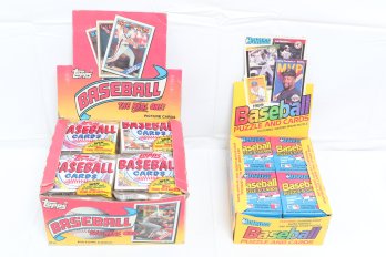 1988 And 1989 Topps Baseball Wax Boxes