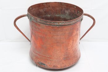 Large Antique Coper Cauldron/pot