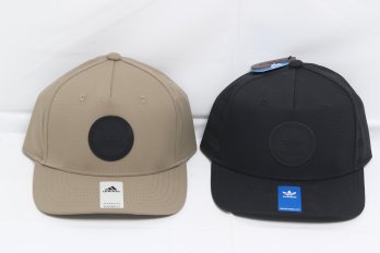 Two Adidas Baseball Hats - New With Tags Size