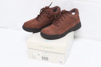 Easy Spirit Women's Brown Suede Anke Boots 6M  With Box