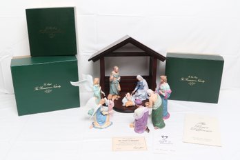 Lenox Renaissance Nativity Set   New In Boxes