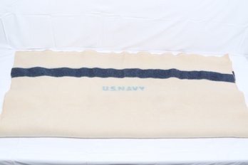 Vintage US Navy Blanket Singed I Goldenberg
