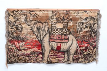 Vintage Decorative Elephant Design Tapestry