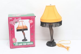 A Christmas Story Collectible NECA 20' Leg Lamp Prop Replica With Full Size Shade New Open Box