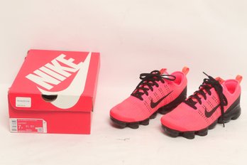 Nike Air VaporMax Flyknit 3 GS Pink Black Sneakers Size 7Y New In Box