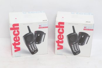 VTech 900MHz Cordless Phone System Lot (2) New In Box Home Telephones