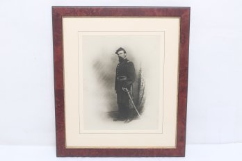Civil War Officer Framed Print