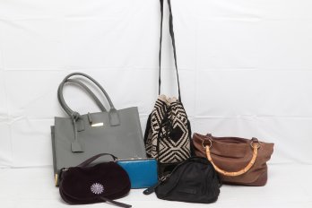 Group Of Ladies Handbags