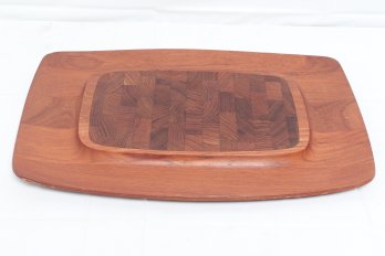 Midcentury Modern  Dansk Wooden Tray