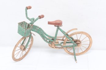 Metal Bike Decorative Sculpture