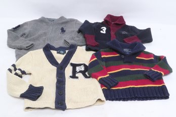 Polo Ralph Lauren Toddler Boys Sweater Lot Cardigans Pullovers Assorted Sizes 12m-4t