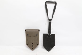 Folding Camping Shovel Entrenching Tool With Sheath Compact Survival Spade