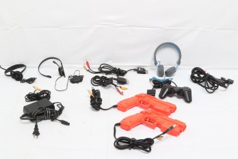 Group Of Video Game Acessories