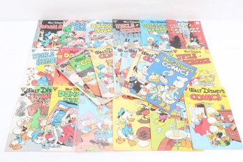 Group Of Vintage Donald Duck Disney Comic Books