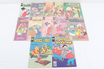 Group Of Vintage Disney Donald Duck Comic Books