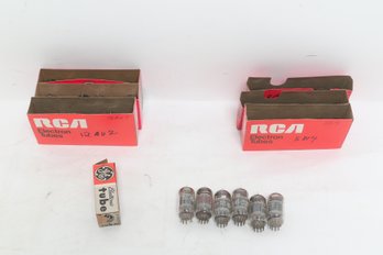 RCA Electron Tube Lot Mixed Vintage Vacuum Tubes 5814 & Others