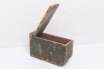 Rare Original US  WW1 Browning M1917  .30 Caliber Wooden Ammunition Box