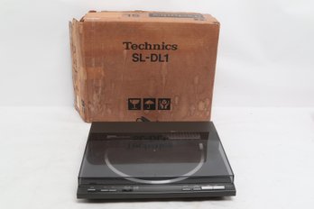 Technics SL-DL1 Direct Drive Linear Tracking Turntable Tested Working With Original Box
