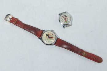 2 - Vintage Mickey Mouse Watches