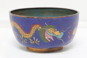 Vintage Chinese Cloisonne Bowl