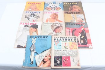 Group Of Vintage 1960's Playboy Magazines