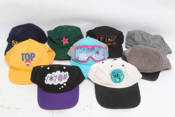 Vintage Hat Lot Baseball Caps Snapbacks Newsboy Mixed Styles (9)