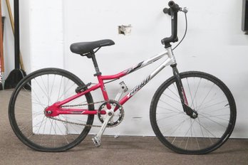 Vintage Haro BMX Bike Red Silver Fusion Crank Alloy Rims