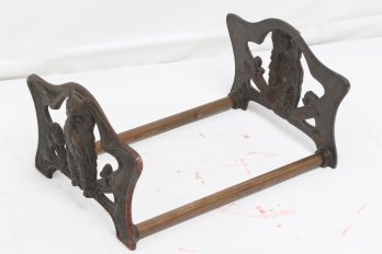 Antique Art Nouveau Bronze Owl Adjustable Book Holder