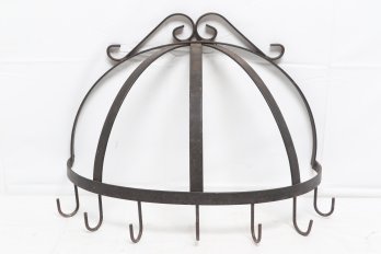 Vintage Hand Made Wrought Iron Pot Holder